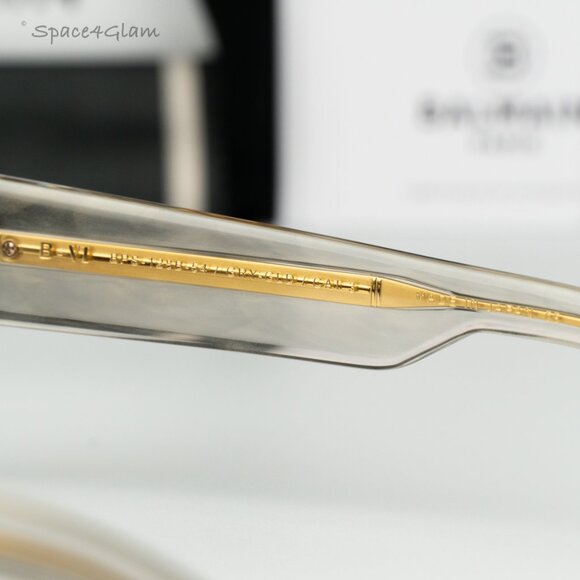 Balmain Women Sunglasses Crystal Grey Gold Cat Eye B-VI BPS-121B-54 BRAND NEW main image 11